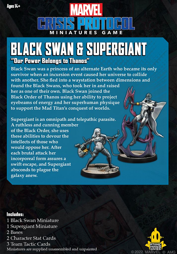 Atomic Mass Games Marvel Crisis Protocol: Black Swan & Supergiant - obrázek 4