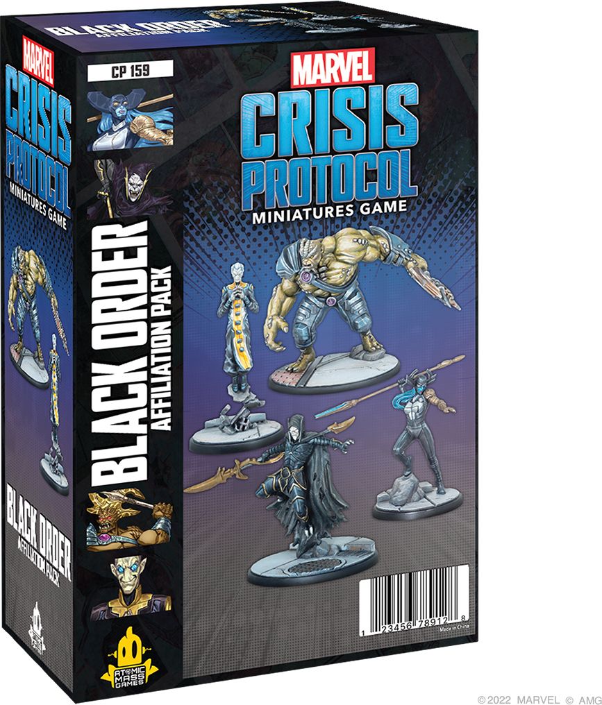 Atomic Mass Games Marvel Crisis Protocol: Black Order Affiliation Pack - obrázek 1