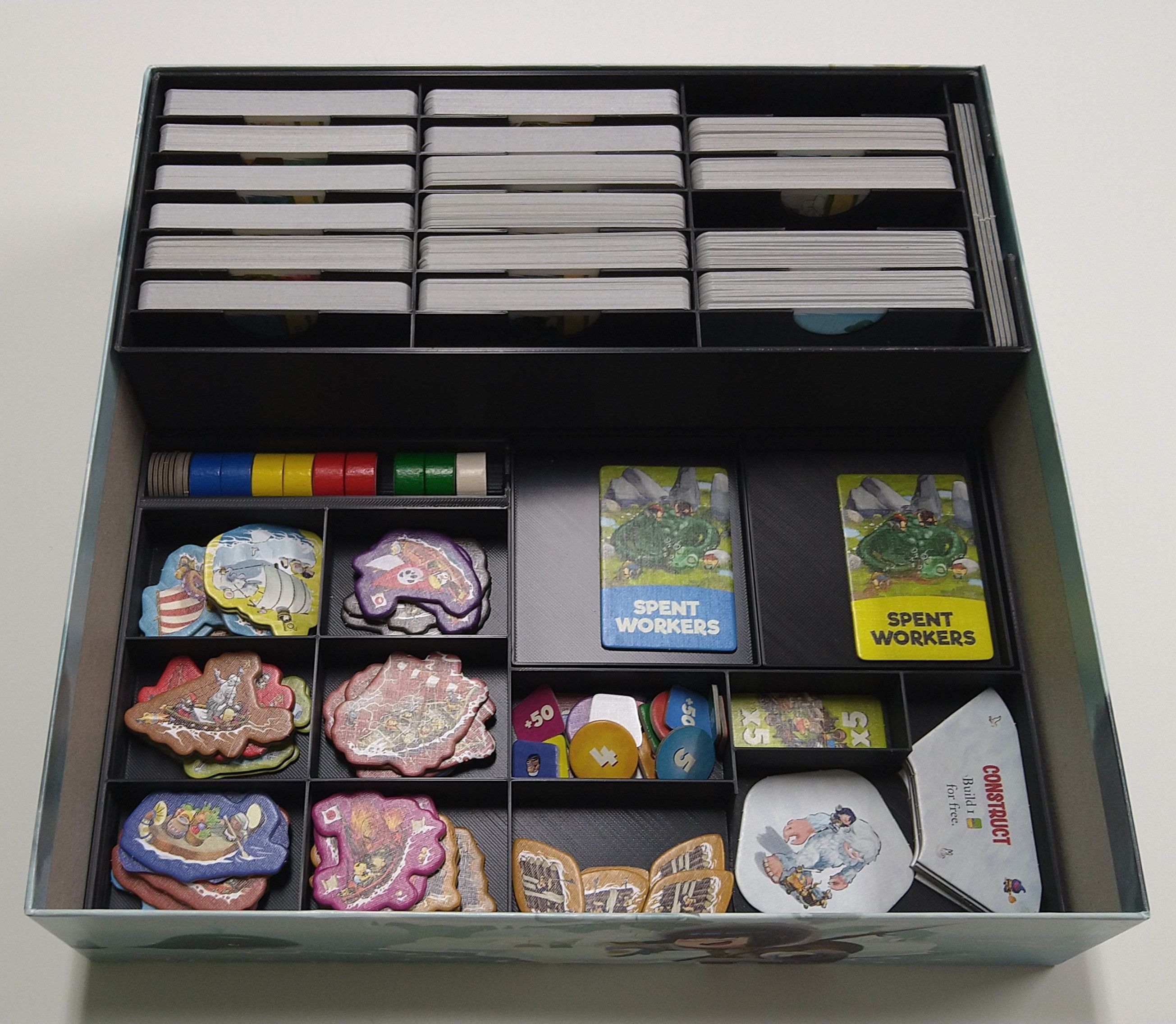 3D tisk Podřipsko Imperial Settlers Empires of the North Insert (černý) - obrázek 2