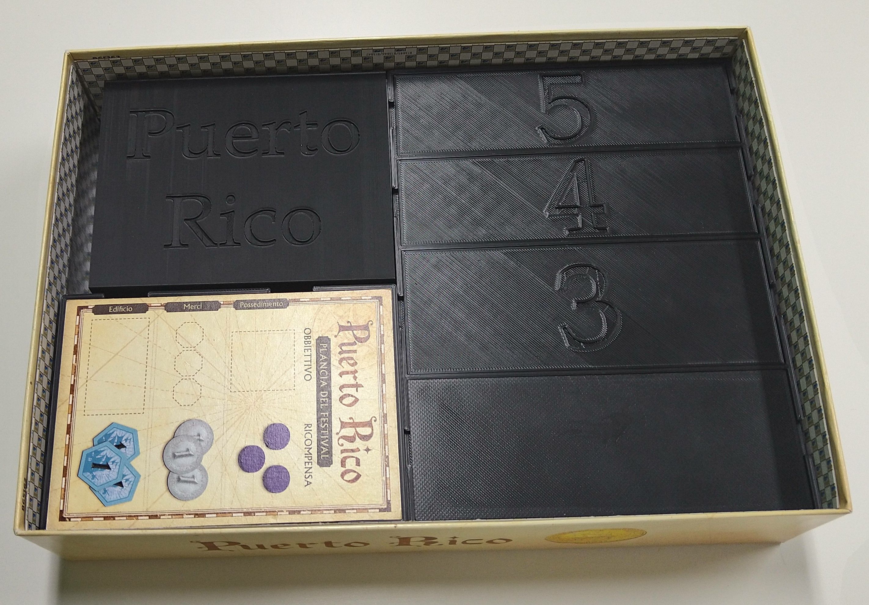 3D tisk Podřipsko Puerto Rico Insert (černý) - obrázek 1