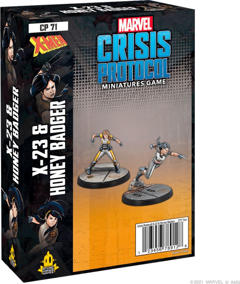 Atomic Mass Games Marvel Crisis Protocol: X-23 & Honey Badger - obrázek 1
