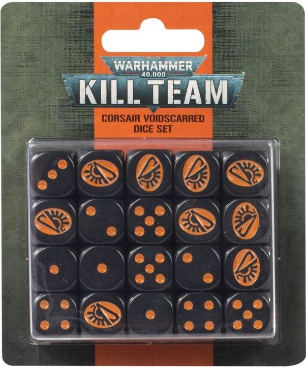 Games Workshop Kill Team Corsair Voidscarred Dice Set (Warhammer 40k) - obrázek 1