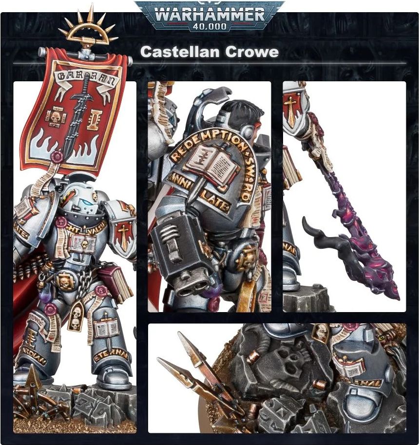 Games Workshop Grey Knights: Castellan Crowe (Warhammer 40000) - obrázek 3