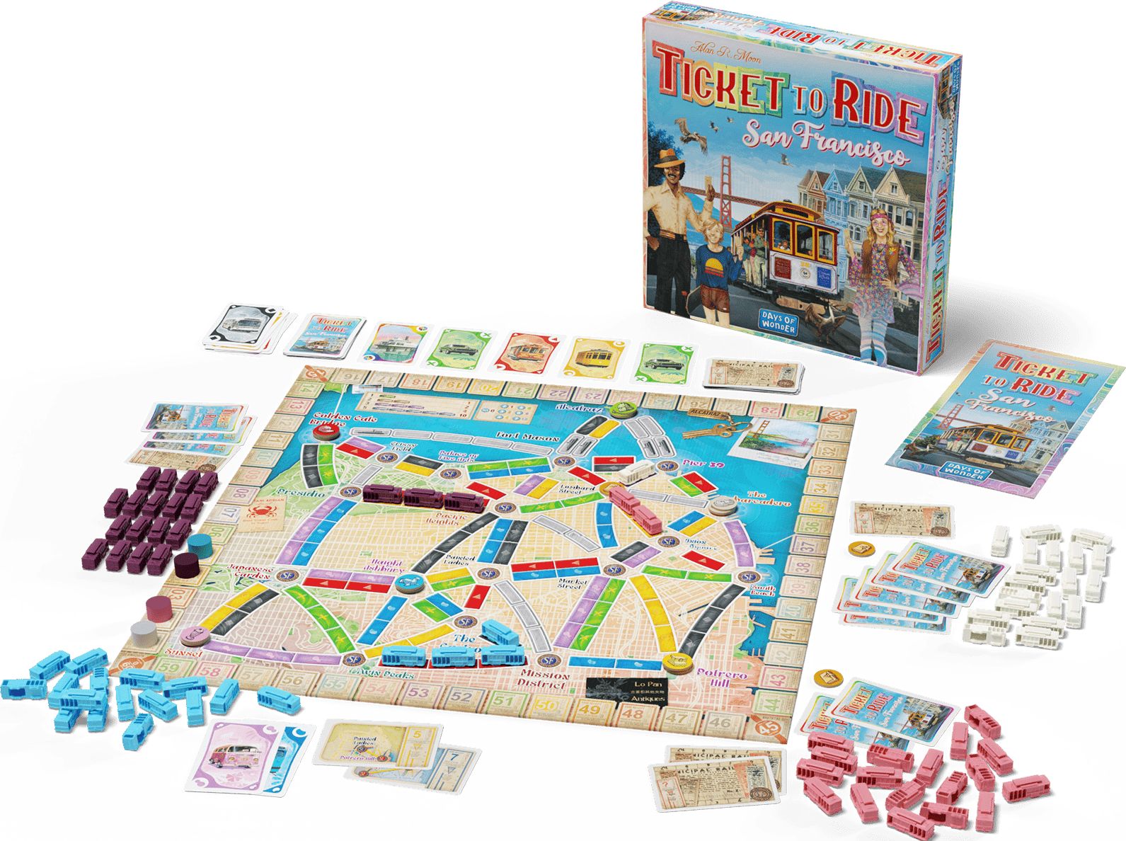 Days of Wonder Ticket to Ride: San Francisco - obrázek 2