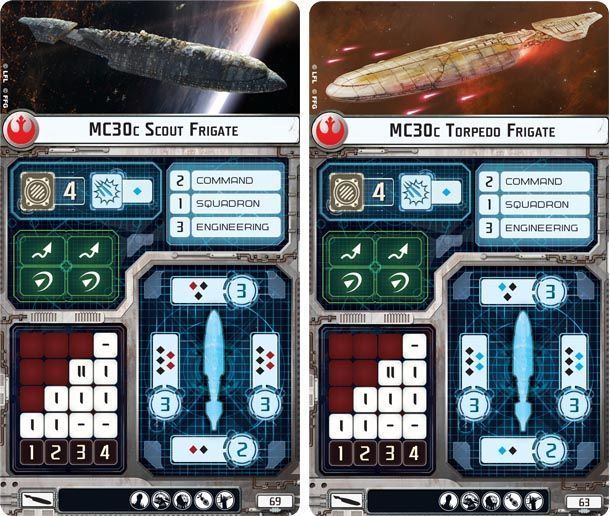 Fantasy Flight Games Star Wars: Armada - MC30c Frigate Expansion Pack - obrázek 2