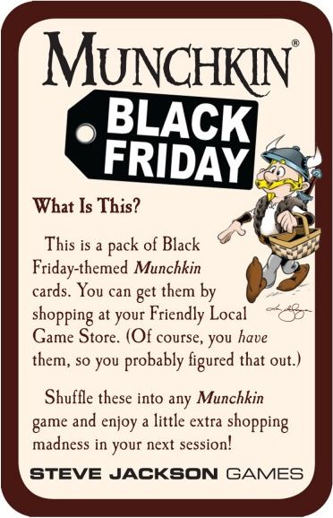 Steve Jackson Games Munchkin Black Friday - obrázek 2