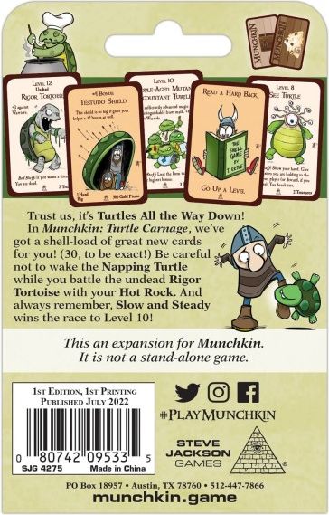 Steve Jackson Games Munchkin Turtle Carnage - obrázek 4