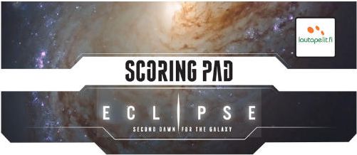 Lautapelit.fi Eclipse: Second Dawn - Score pad - obrázek 1