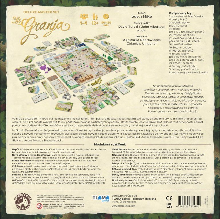 TLAMA games La Granja: Deluxe Master Set CZ - obrázek 3