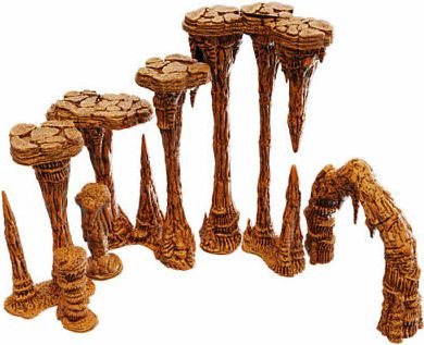 WizKids WarLock Tiles: Accessory - Stalactites & Stalagmites - obrázek 2