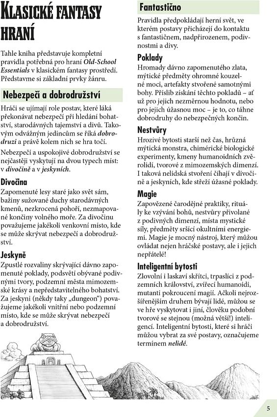 Mytago Old-School Essentials: Klasická fantasy - kniha pravidel - obrázek 2