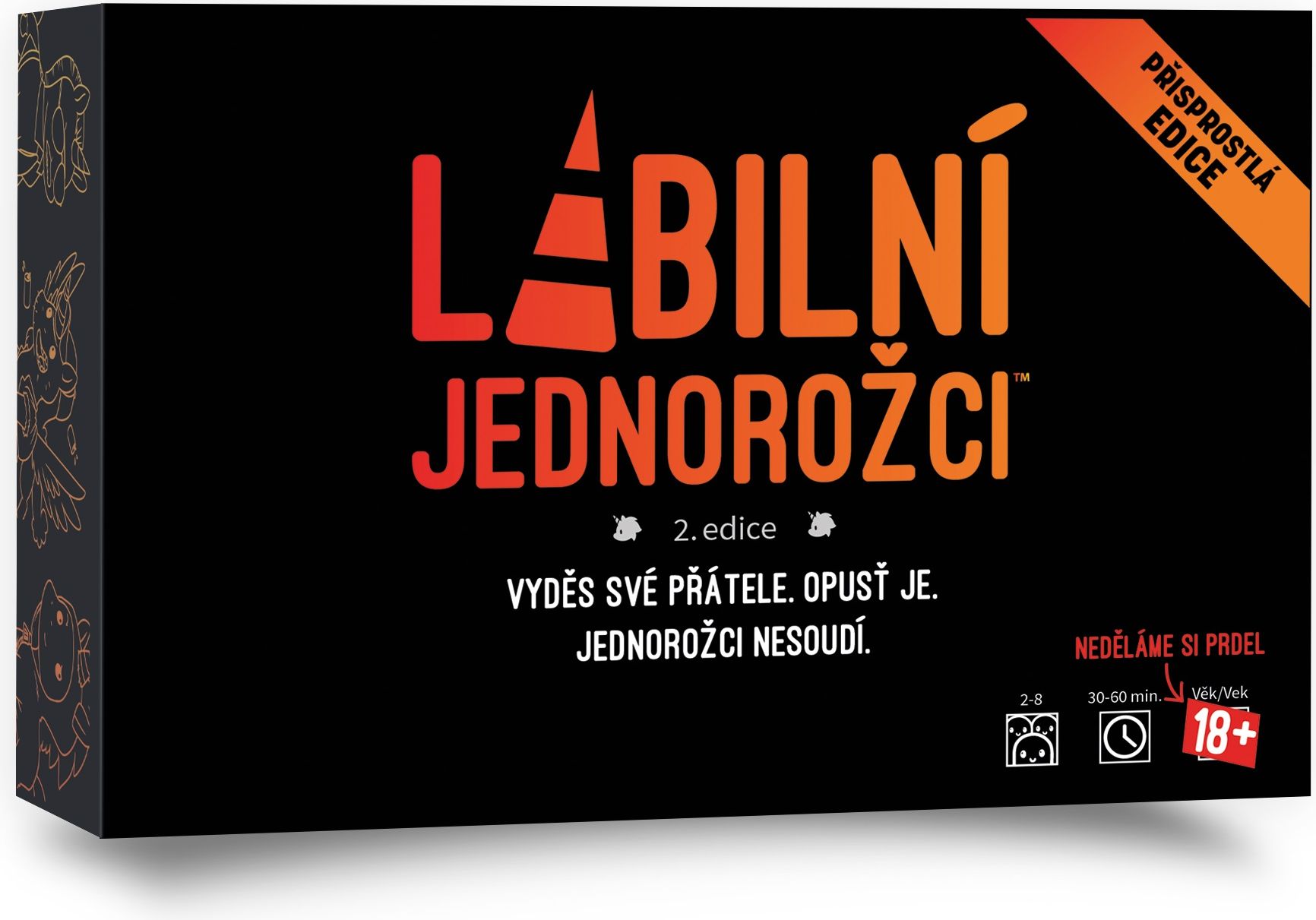 TeeTurtle Labilní jednorožci: Přisprostlá edice - obrázek 1