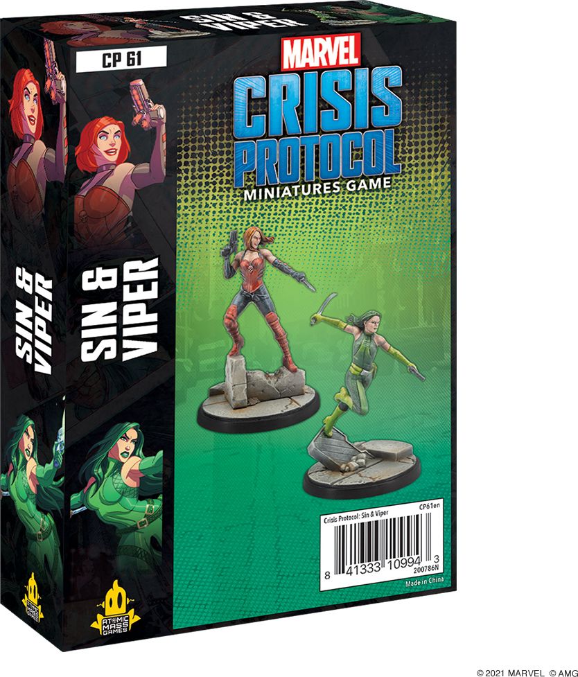 Atomic Mass Games Marvel Crisis Protocol – Sin & Viper - obrázek 1