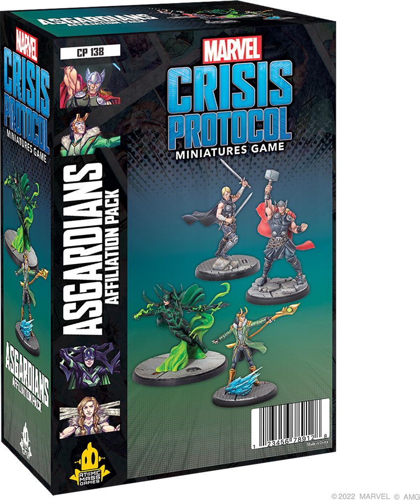 Atomic Mass Games Marvel Crisis Protocol - Asgardians Affiliation Pack - obrázek 1