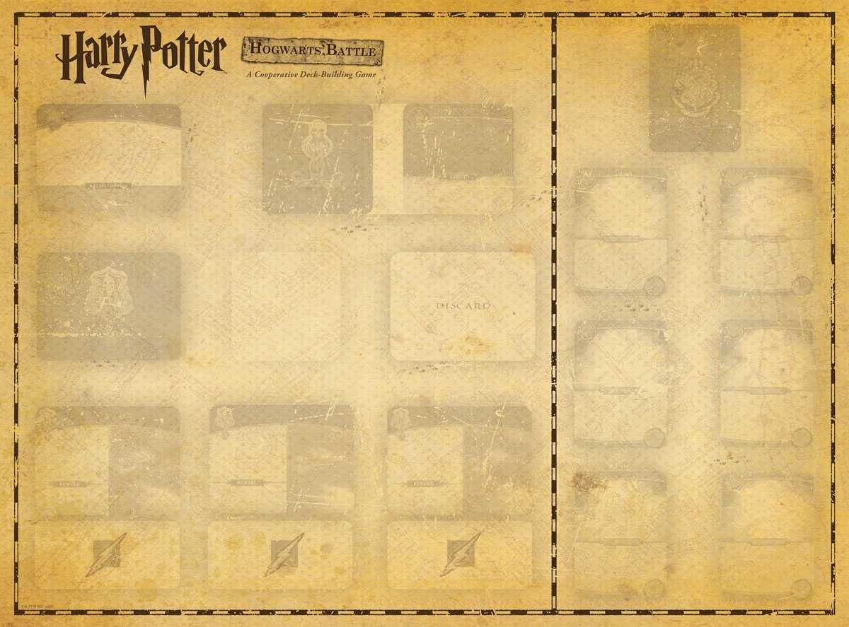 USAopoly Harry Potter - Boj o Bradavice podložka (Hogwarts Battle Playmat﻿) - obrázek 2