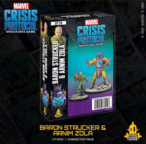 Atomic Mass Games Marvel Crisis Protocol Baron Von Strucker & Arnim Zola - obrázek 1