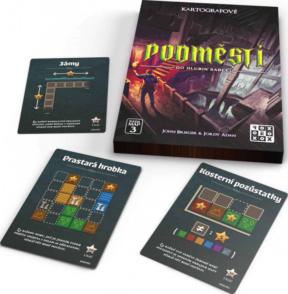 REXhry Kartografové: Sada map 3 - Podměstí: Do hlubin Sabeku - obrázek 1