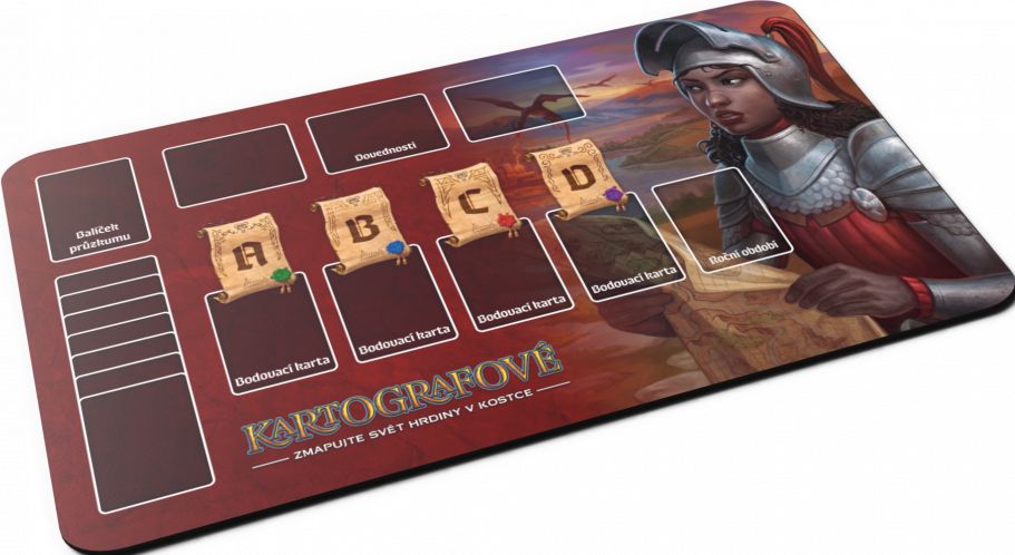 REXhry Kartografové: Hrdinové: Neoprenová herní podložka - obrázek 1