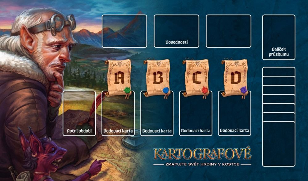 REXhry Kartografové: Neoprenová herní podložka - obrázek 2