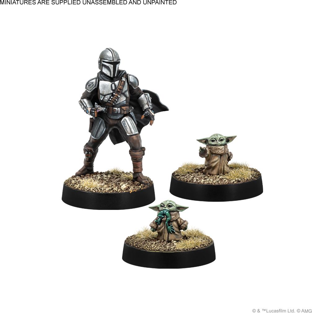 Fantasy Flight Games Star Wars Legion - Din Djarin & Grogu Operative - obrázek 2