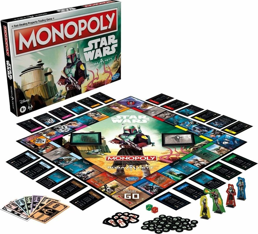 Hasbro Gaming Monopoly: Star Wars Boba Fett Edition - obrázek 2