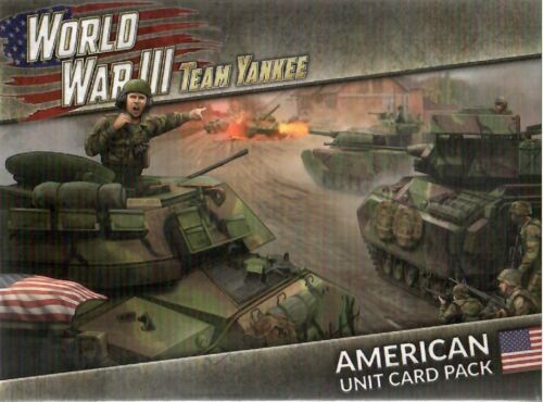Gale Force Nine World War III Team Yankee: American Unit Card Pack - obrázek 1