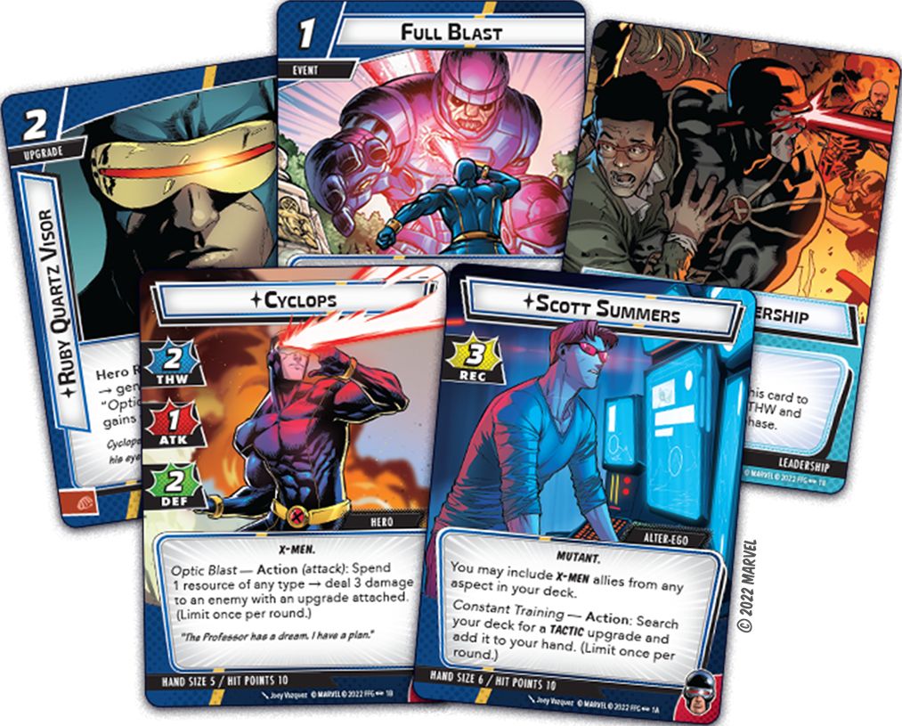 FFG Marvel LCG Champions - Cyclops Hero Pack - obrázek 2
