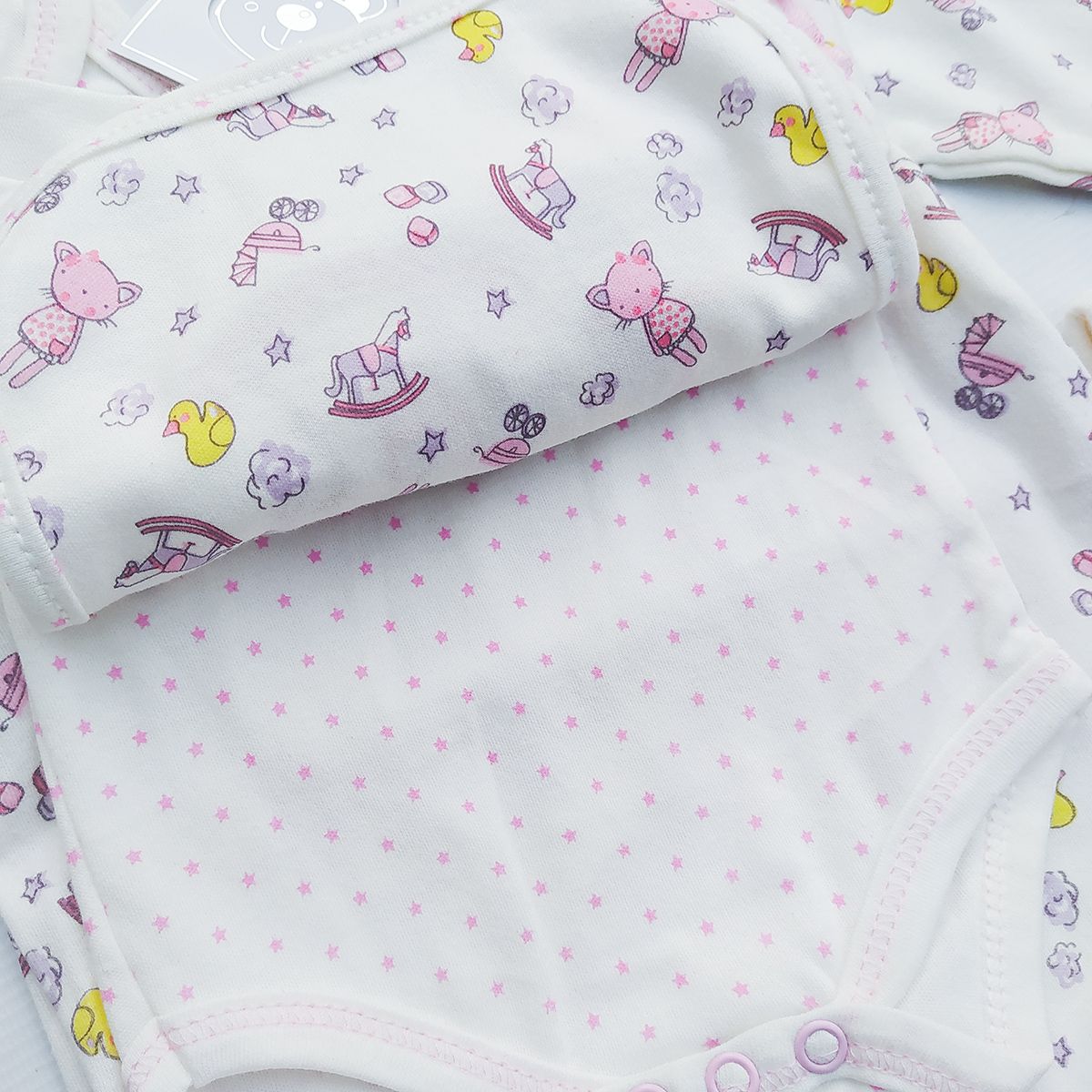 Bebe bonito Kojenecká dívčí souprava pro miminka porodnice Velikost: 68 - obrázek 2