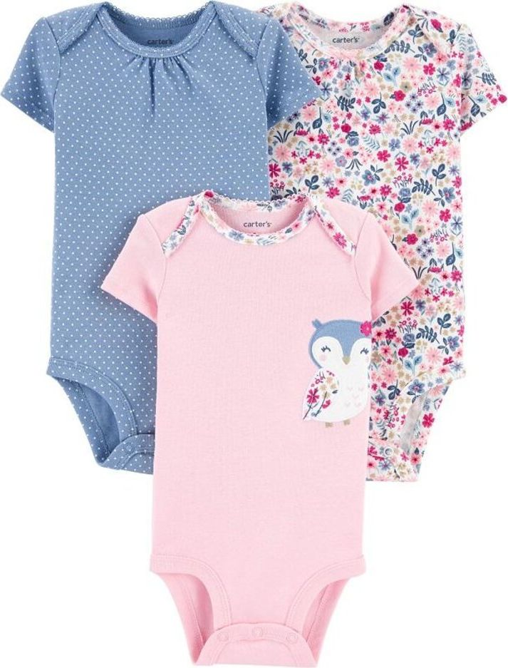 CARTER'S Body krátký rukáv Mix dívka LBB 3 ks 24 m/vel. 92 - obrázek 1