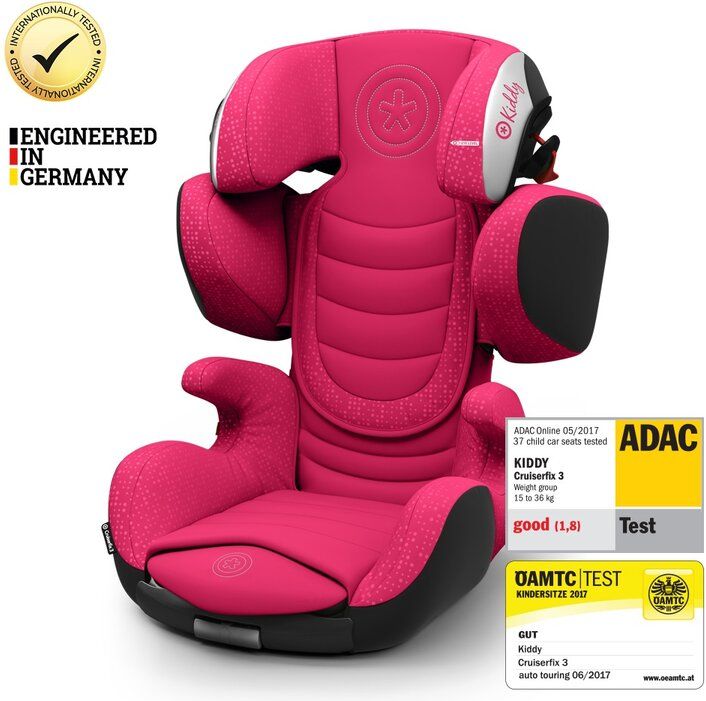 Kiddy Cruiserfix 3 2021 Rubin pink - obrázek 1