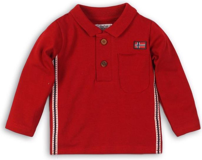 DIRKJE Tričko dlouhý rukáv B-SO FRESH ALWAYS BE YOURSELF 80 Red - obrázek 4