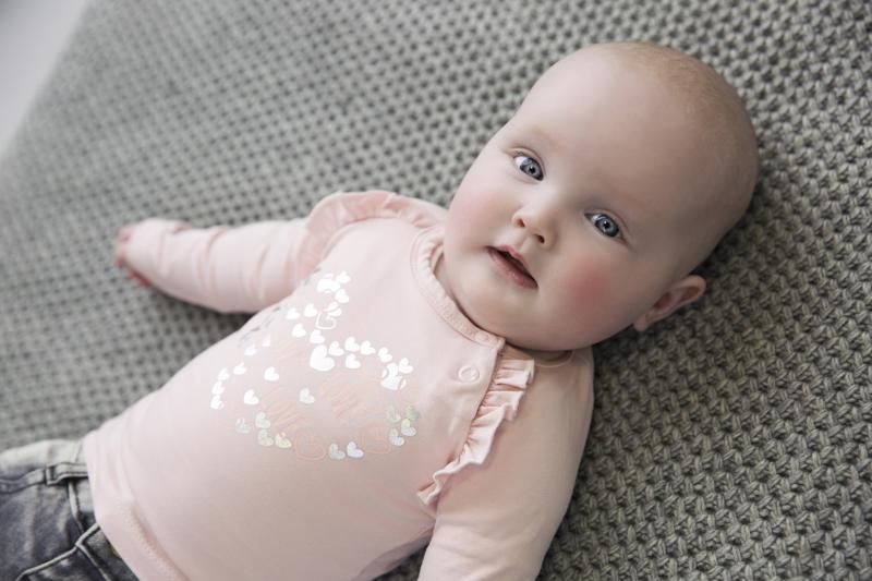 DIRKJE Tričko dlouhý rukáv B-SO SOFT LOVE 74 Pink - obrázek 3