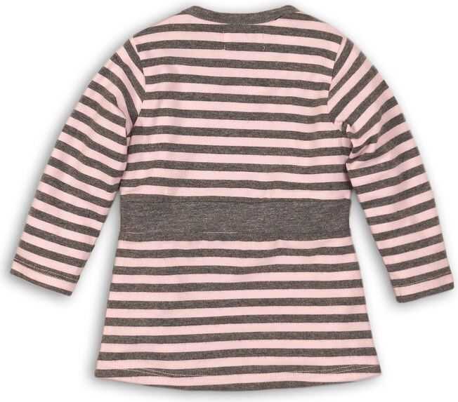 DIRKJE Šaty B-SO SOFT LOVE 68 Pink - Grey - obrázek 1