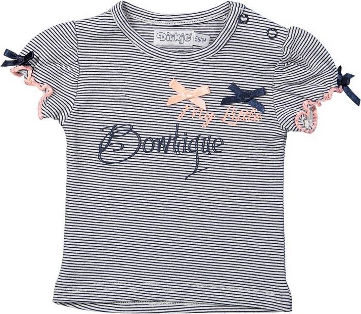 DIRKJE Tričko A-SO FRESH BOWTIQUE vel. 62 Navy stripe - obrázek 2