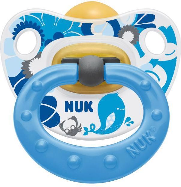 NUK Dudlík Classic HAPPY KIDS, latex, velikost 3 (18+m.) motýl ružový - obrázek 3