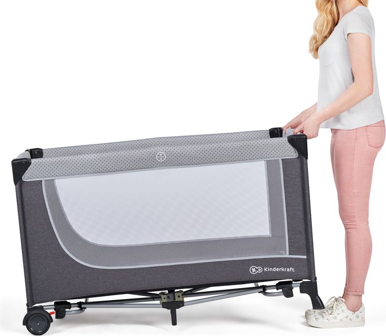 KINDERKRAFT Postýlka cestovní Leody Pink - obrázek 7