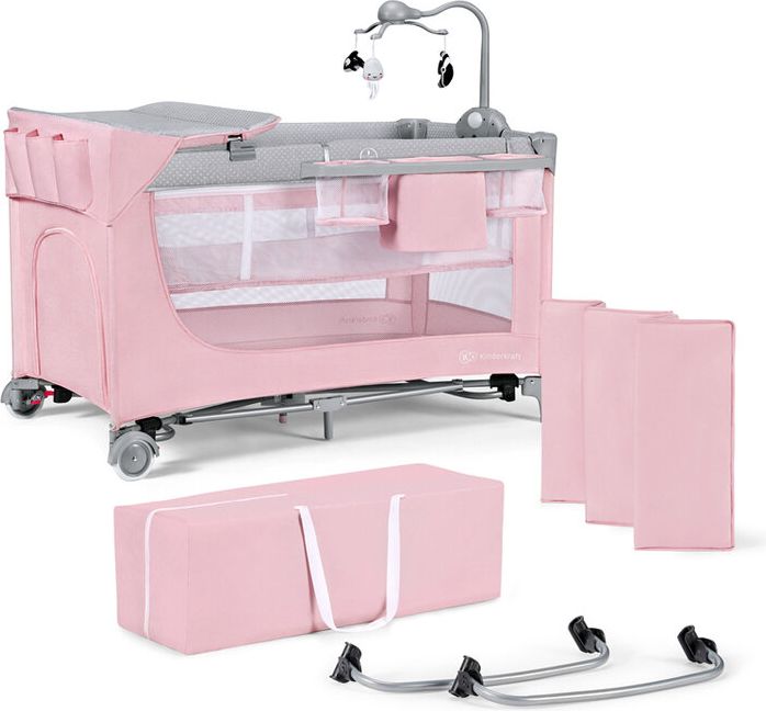 Kinderkraft LEODY 2021 s příslušenstvím Pink - obrázek 1
