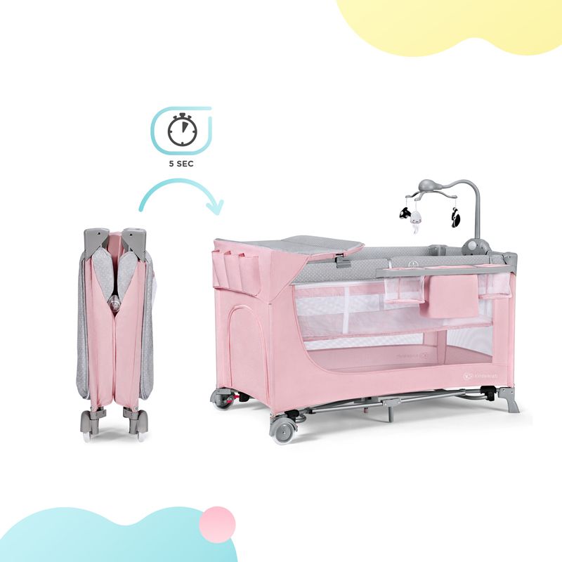 Kinderkraft LEODY 2021 s příslušenstvím Pink - obrázek 15