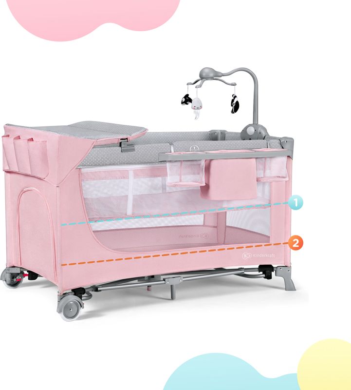 Kinderkraft LEODY 2021 s příslušenstvím Pink - obrázek 16