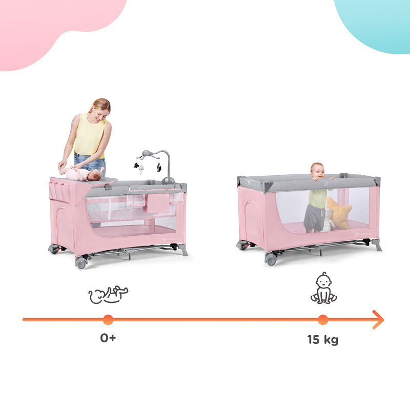 Kinderkraft LEODY 2021 s příslušenstvím Pink - obrázek 18