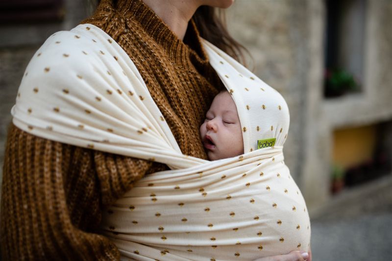 BOBA Nosítko dětí / šátek Wrap Honey Bee - obrázek 13