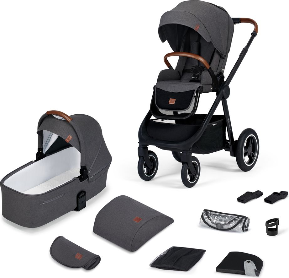 Kinderkraft Everyday 2v1 Black Dark Grey 2022 - obrázek 2