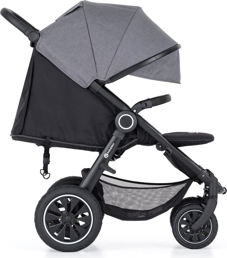 PETITE&MARS Street+ Air Black Complete 2022 Ultimate Grey - obrázek 3