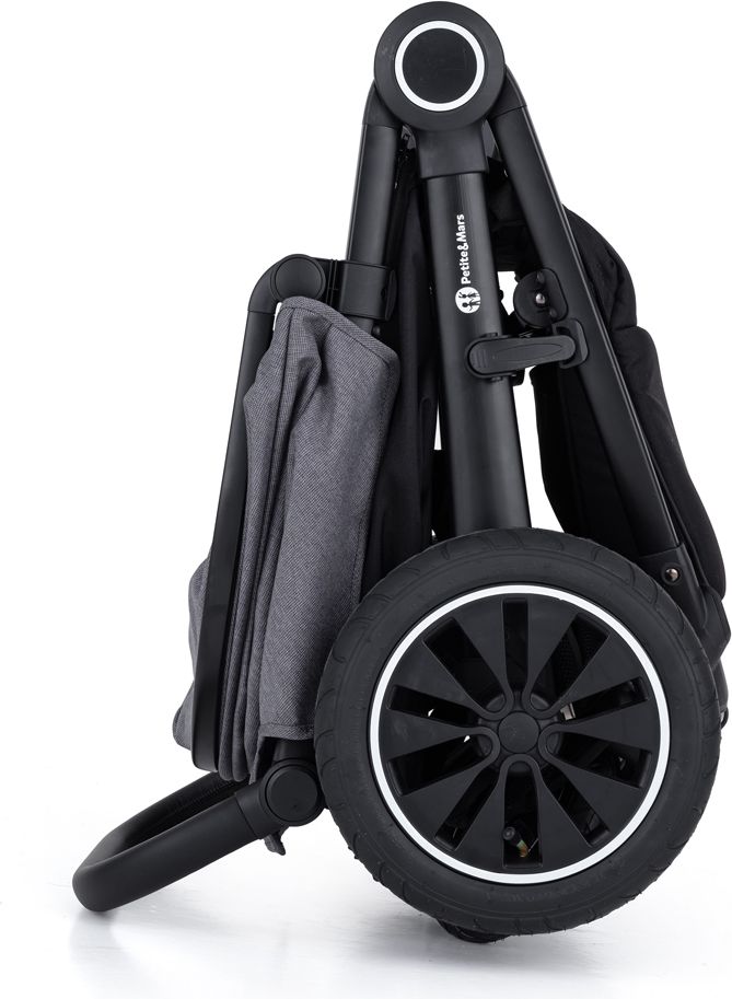 PETITE&MARS Kočík športový konštrukcia Street+ Air Black + nánožník - obrázek 4