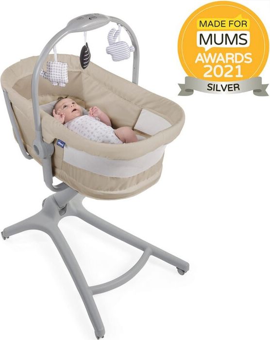 CHICCO Postýlka/lehátko/židlička Baby Hug Air 4v1 - Beige - obrázek 1