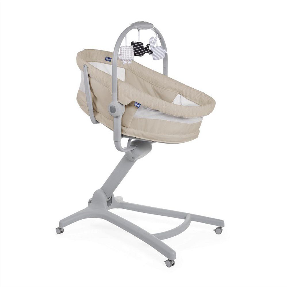 CHICCO Postýlka/lehátko/židlička Baby Hug Air 4v1 - Beige - obrázek 3