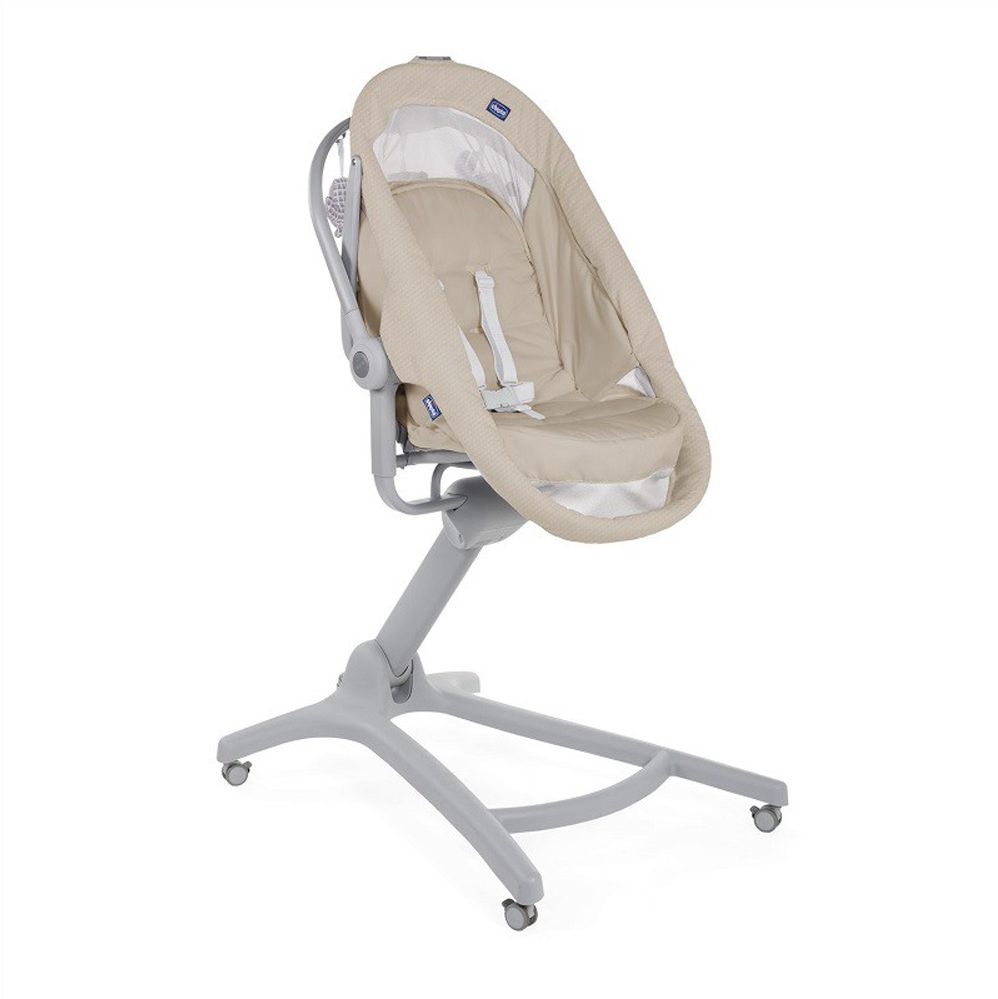 CHICCO Postýlka/lehátko/židlička Baby Hug Air 4v1 - Beige - obrázek 4