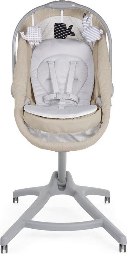CHICCO Postýlka/lehátko/židlička Baby Hug Air 4v1 - Beige - obrázek 7