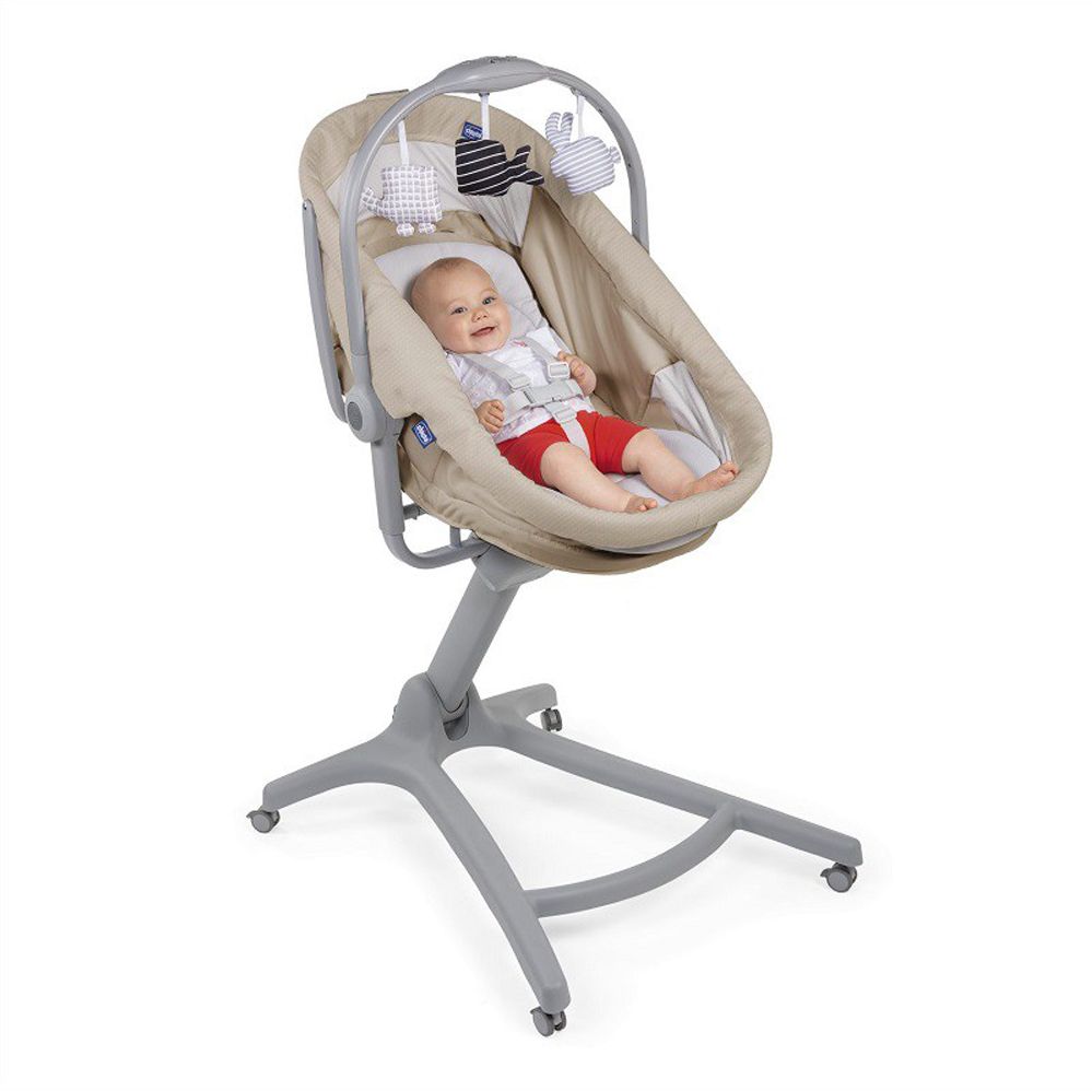 CHICCO Postýlka/lehátko/židlička Baby Hug Air 4v1 - Beige - obrázek 11