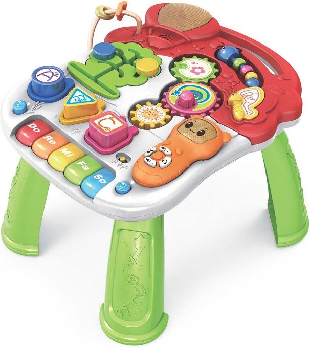 Petite&Mars Chodítko a Stolek hrací 2v1 Activity Rainbow - obrázek 3
